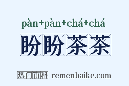 盼盼茶茶是什么意思的图片